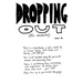 Dropping Out (for Students) Issue #1