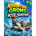 Adventure Groms: Kitesurfing Coloring Book: 50 Pages of Kiteboarding, Big Airs, Beaches, Tropical Oceans, and Water Sports Adventure for All Ages