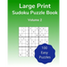 Large Print Sudoku Puzzle Book Volume 2: 100 Easy Puzzles for Adults