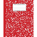 Marble Composition Notebook College Ruled: Red Marble Notebooks, School Supplies, Notebooks for School