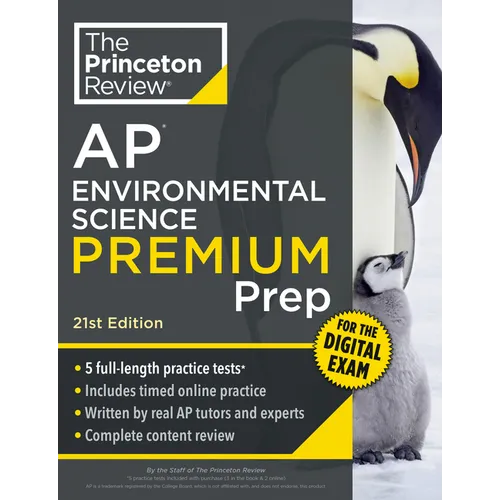 Princeton Review AP Environmental Science Premium Prep, 21st Edition: 5 Practice Tests + Digital Practice Online + Content Review