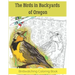 The Birds in Backyards of Oregon: Birdwatching Coloring Book