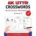 ABC Letter Crosswords Activities Workbook, Volume 5: Ages 4+, Alphabet Letters Educational Books for Kids