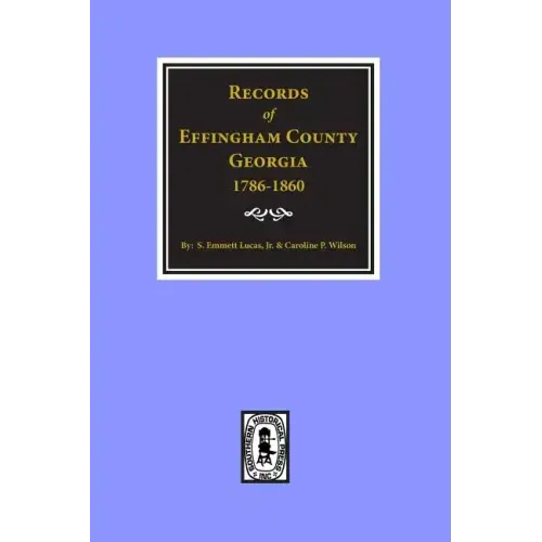 Effingham County, Georgia, Records Of.