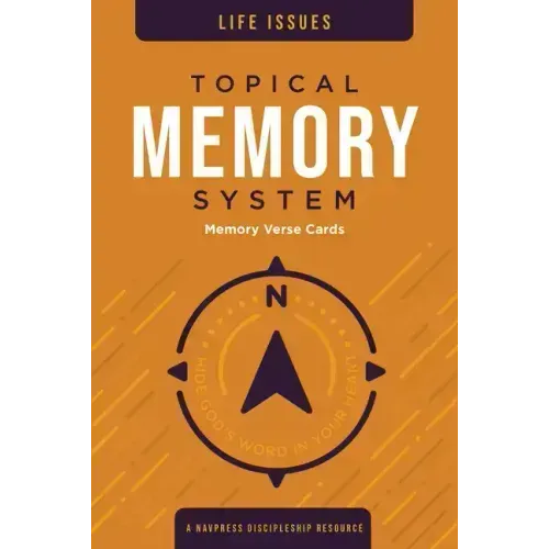 Topical Memory System: Life Issues, Memory Verse Cards: Hide God's Word in Your Heart