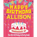 Happy Birthday Allison - The Big Birthday Activity Book: (Personalized Children's Activity Book)