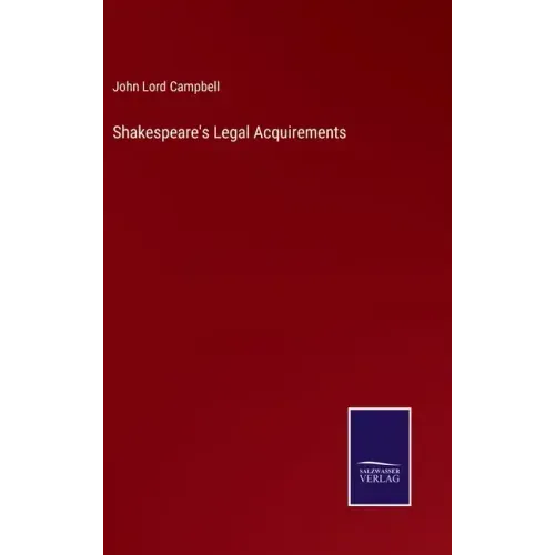 Shakespeare's Legal Acquirements