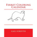 Ferret Coloring Calendar