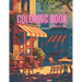 Coloring book for adult: My own little cafe