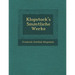 Klopstock's S Mmtliche Werke