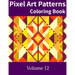 Pixel Art Patterns Coloring Book 12