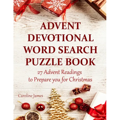 Advent Devotional Word Search Puzzle Book: 27 Advent Readings to Prepare you for Christmas