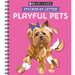 Brain Games - Sticker by Letter: Playful Pets (Sticker Puzzles - Kids Activity Book)