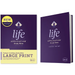 NKJV Life Application Study Bible, Third Edition, Large Print (Hardcover, Red Letter)