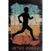 Retro Runner: Funky 365 days runners log book to track your day-by-day training progresses