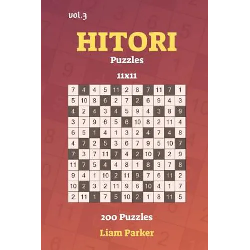 Hitori Puzzles - 200 Puzzles 11x11 vol.3