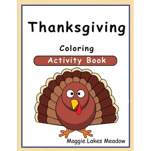 Thanksgiving Coloring Activity Book