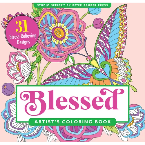 Blessed Adult Coloring Book (31 Stress-Relieving Designs)