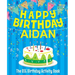 Happy Birthday Aidan: The Big Birthday Activity Book: Personalized Books for Kids