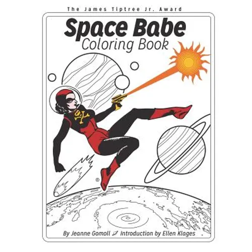 Space Babe Coloring Book