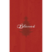 Blessed: A Red Hardcover Decorative Book for Decoration with Spine Text to Stack on Bookshelves, Decorate Coffee Tables, Christmas Decor, Holiday Deco