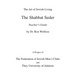 Shabbat Seder Teacher's Guide