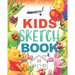Kids Sketch Book: 8" X 10" a Kids Sketch Book with English Alphabets & Number and Some Other Design