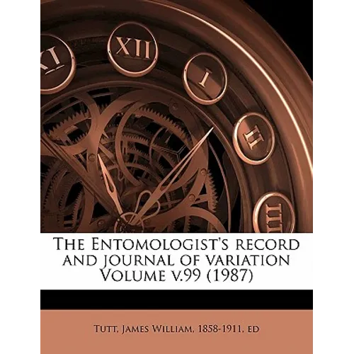 The Entomologist's Record and Journal of Variation Volume V.99 (1987)