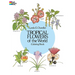 Tropical Flowers of the World Coloring Book