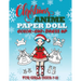 Christmas Anime Paper Doll for Girls Ages 7-12; Cut, Color and Dress up