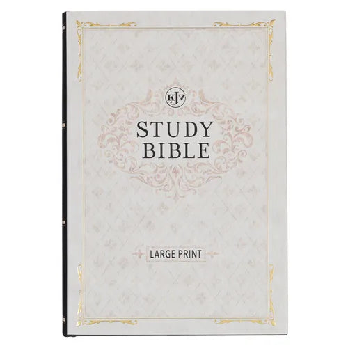 KJV Study Bible, Large Print King James Version Holy Bible, Black Hardcover