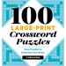100 Large-Print Crossword Puzzles: Easy Puzzles to Entertain Your Brain