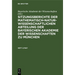 Sitzungsberichte Der Mathematisch-Naturwissenschaftlichen Abteilung Der Bayerischen Akademie Der Wissenschaften Zu München. Heft 2/1927