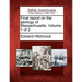 Final Report on the Geology of Massachusetts. Volume 1 of 2