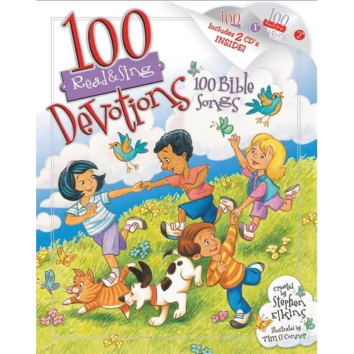 100 Read & Sing Devotions, 100 Bible Songs [With 2 CDs]