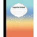 Composition Notebook: Ombre Stars Composition Notebook Wide Ruled 7.5 x 9.25 in, 100 pages book for kids, teens, school, students and teache