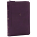 NKJV Compact Paragraph-Style Bible W/ 43,000 Cross References, Purple Leathersoft Zipper Closure, Red Letter, Comfort Print: Holy Bible, New King Jame