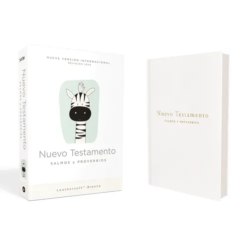 Nvi, Nuevo Testamento de Bolsillo, Con Salmos Y Proverbios, Revisión 2022, Leathersoft, Blanco, Bebés