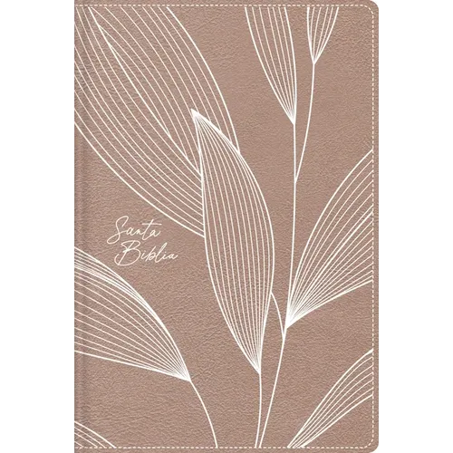 Nbla, Santa Biblia, Edición Versificada, Tamaño Bolsillo, Leathersoft, Con Cierre, Oro Rosa, Palabras de Jesús En Rojo, Comfort Print - Leather