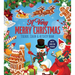 A Very Merry Christmas Sticker, Color & Activity Book: With Over 100 Stickers