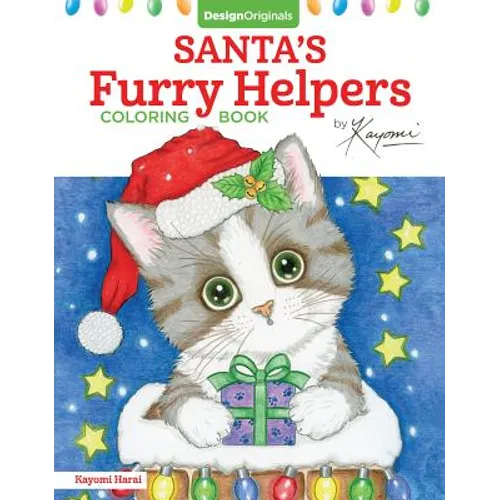 Santa's Furry Helpers Coloring Book