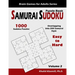 Samurai Sudoku Puzzle Book: 1000 Easy to Hard Sudoku Puzzles Overlapping into 200 Samurai Style