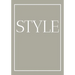 Style: A decorative book for coffee tables, bookshelves and end tables: Stack style decor books to add home decor to bedrooms