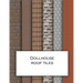 Dollhouse Roof Tiles: Roofing textured wallpaper for decorating doll's houses and model buildings. Beautiful sets of papers for your model making.