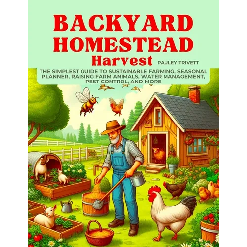 Backyard Homestead Harvest: The Simplest Guide to Sustainable Farming, Seasonal Planner, Raising Farm Animals, Water Management, Pest Control, and Mor