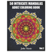 50 Intricate Mandalas: Adult Coloring Book with 50 Detailed Mandalas for Relaxation and Stress Relief (Volume 2)