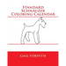 Standard Schnauzer Coloring Calendar