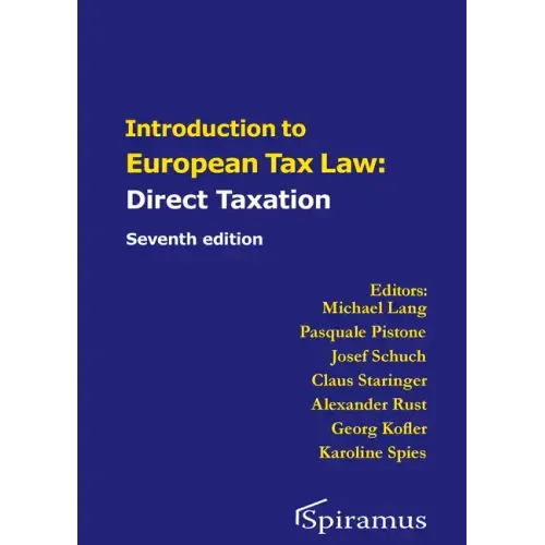 Introduction to European Tax Law on Direct Taxation