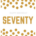 Happy 70th Birthday Guest Book (Hardcover): Happy 70th Birthday Guest book, party and birthday celebrations decor, memory book, 70th birthday, happy b