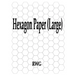 Hexagon Paper (Large): 100 Pages 8.5" X 11"